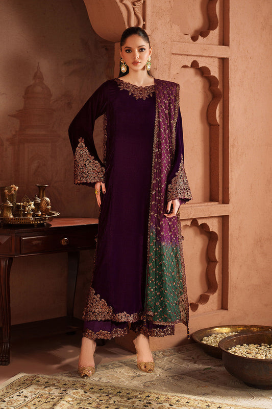 IV-57 Embroidered Velvet