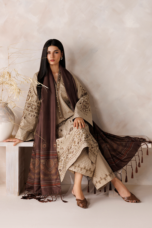 UE-748 Embroidered Viscose Jacquard