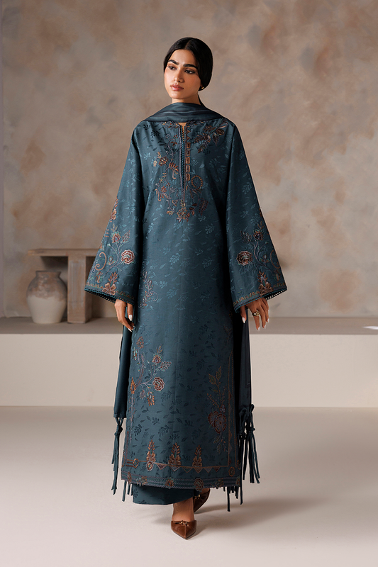 UE-745 Embroidered Viscose Jacquard