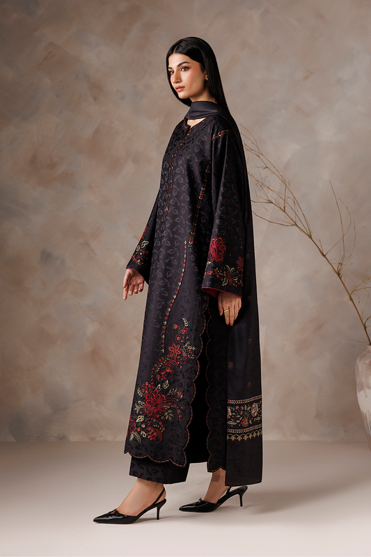 UE-739 Embroidered Viscose Jacquard