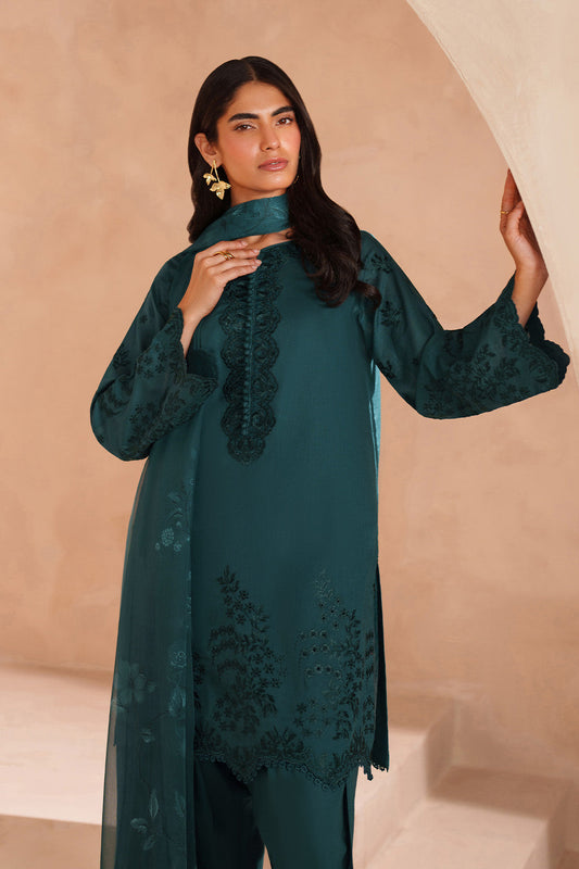 UE-594 Embroidered Lawn - Iznik