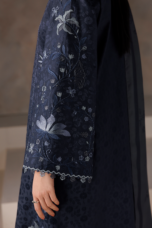 UE-742 Embroidered Viscose Jacquard