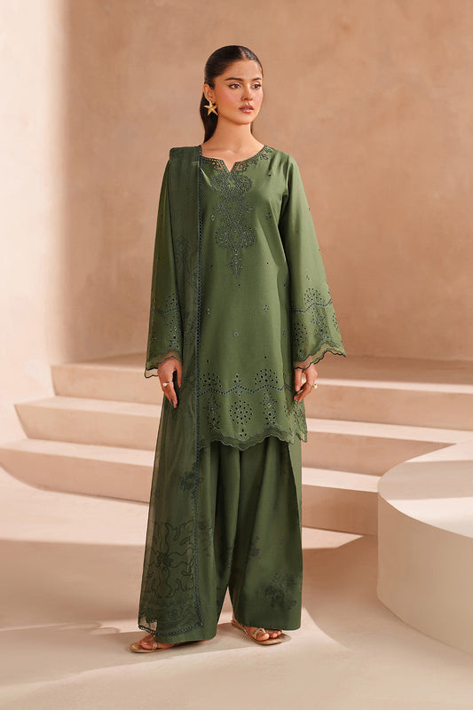 UE-603 Embroidered Lawn - Iznik