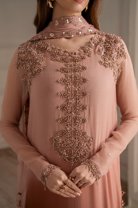 UE-479 Embroidered Chiffon - Iznik