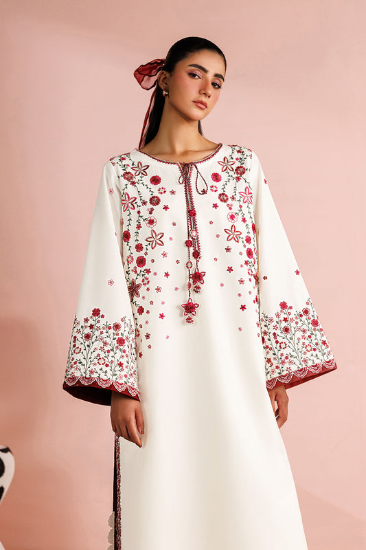 IP-355 Embroidered Lawn - Iznik