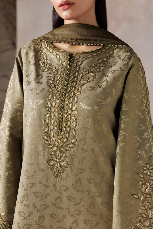 UE-743 Embroidered Viscose Jacquard