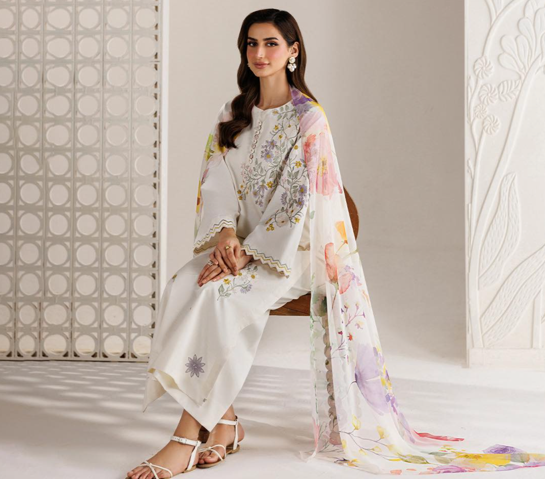 New Drop Alert: Iznik Pakistani Embroidered Lawn Dresses  Iznik Global