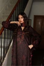 IPF-29  Embroidered Printed Viscose Linen