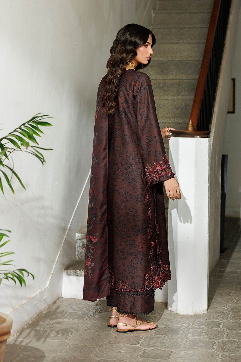 IPF-29  Embroidered Printed Viscose Linen