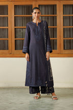 IPF-30  Embroidered Printed Viscose Linen