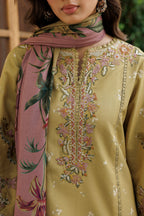 IPF-23 Embroidered Printed Viscose Linen