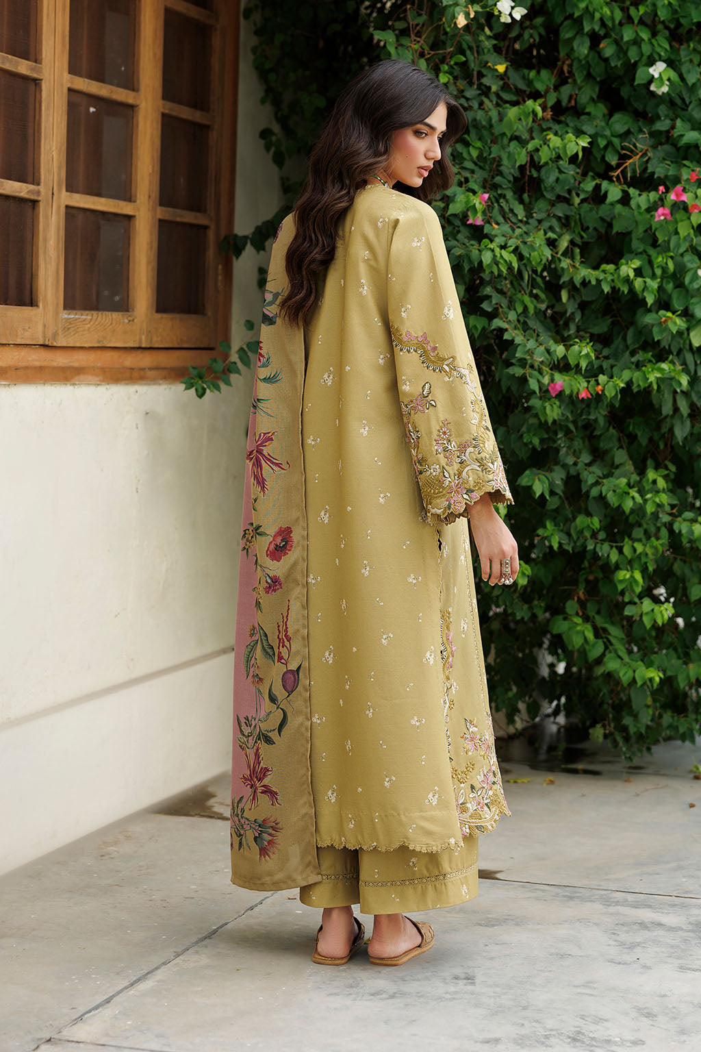 IPF-23 Embroidered Printed Viscose Linen