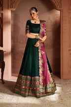 IV-65 Embroidered Velvet ( Frock )