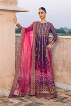 UE-333 Embroidered Chiffon ( FROCK )