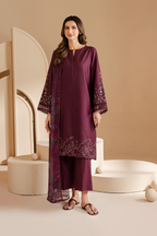 UE-463  Embroidered Lawn - Iznik