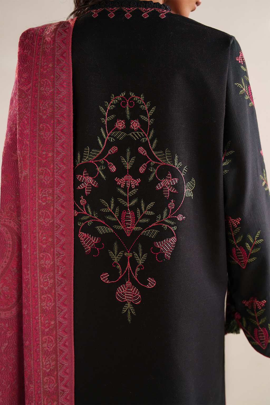 UE-582 Embroidered Khaddar