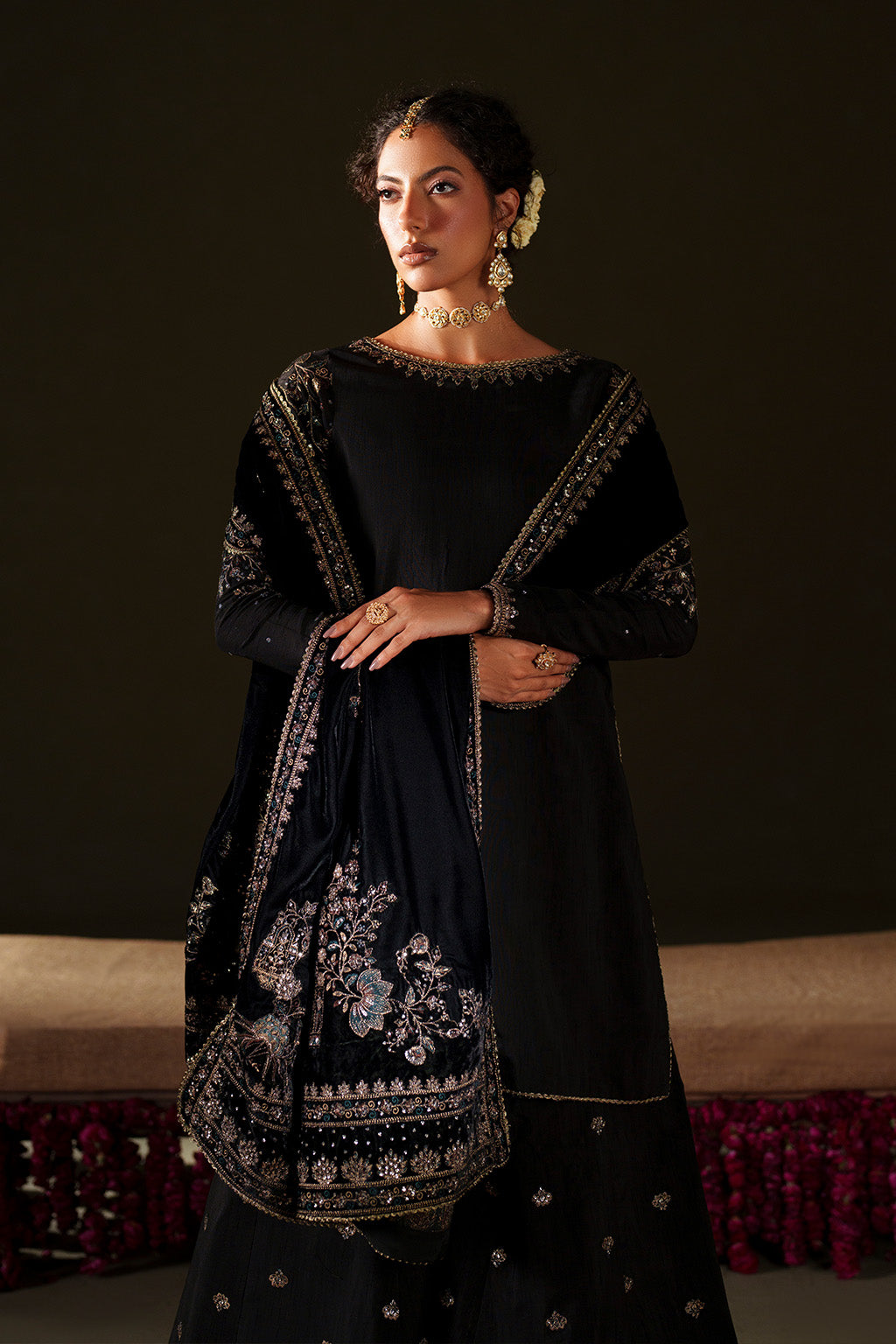 IV-72  Embroidered Velvet Main image