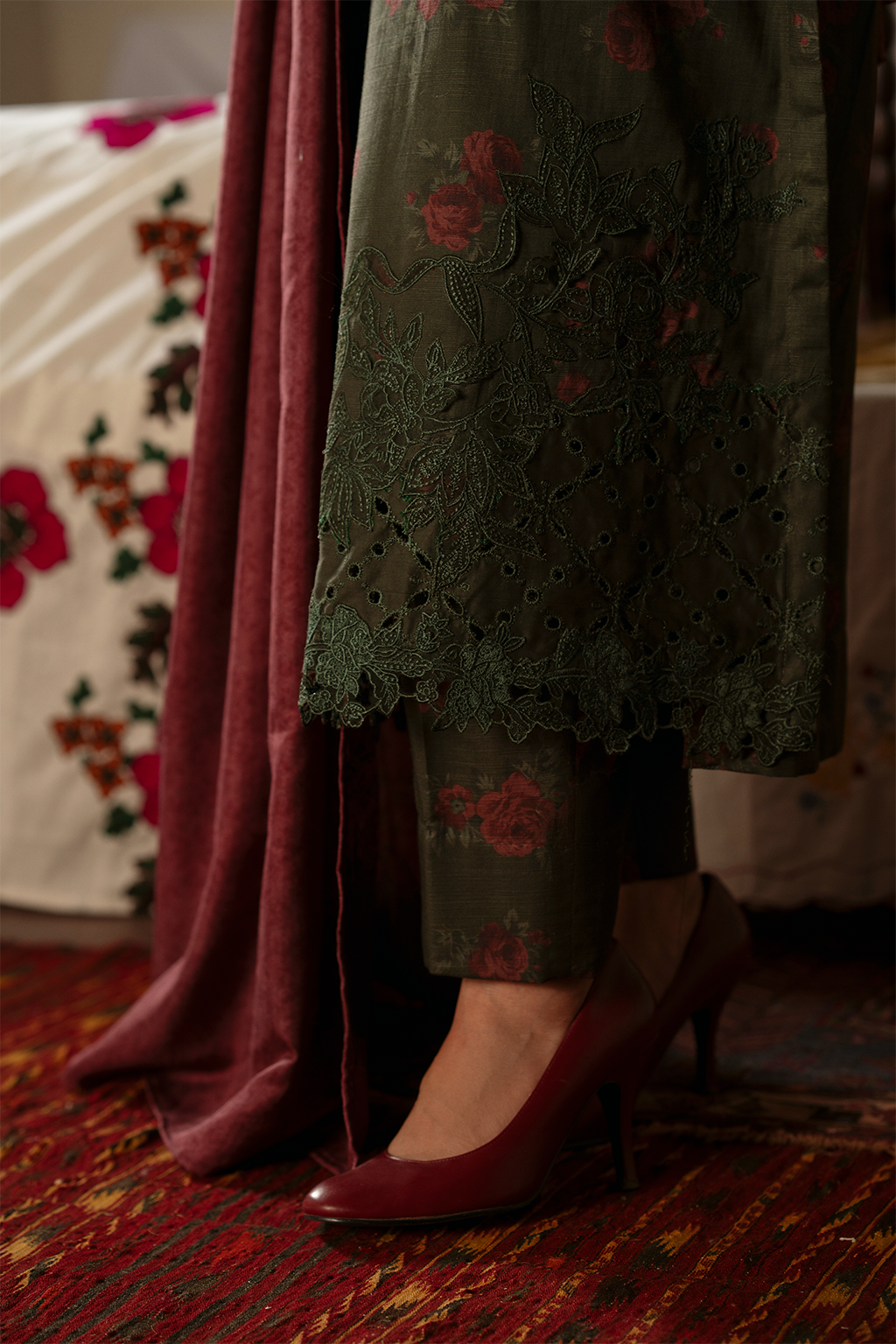 IPK-05 Printed Slub Khaddar - Iznik