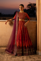 Embroidered Chiffon - Iznik