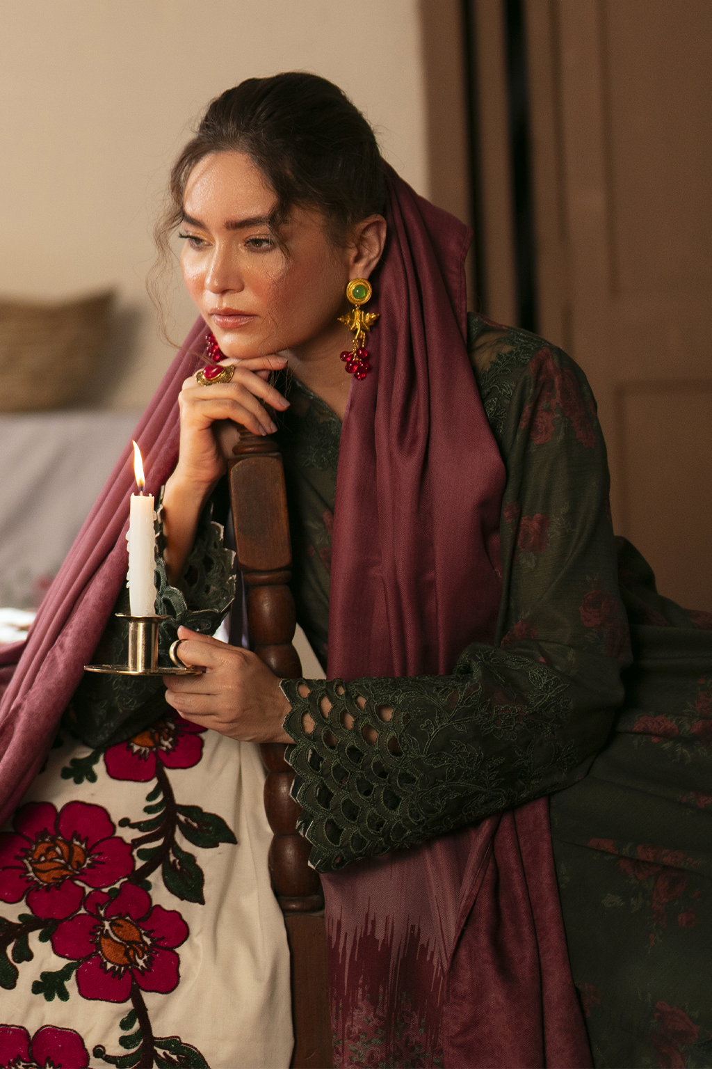 IPK-05 Printed Slub Khaddar - Iznik