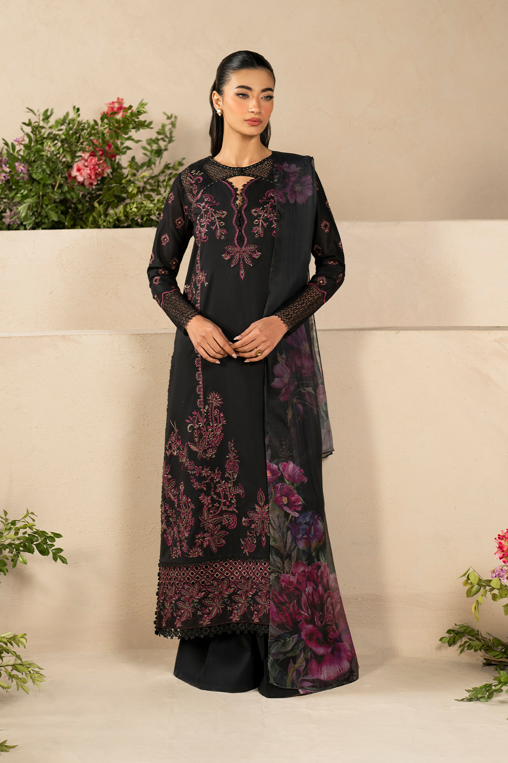 EFL-03 Embroidered Lawn