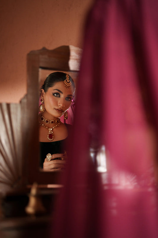 IV-65 Embroidered Velvet ( Lehnga Choli )
