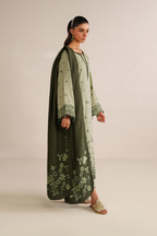 UE-578 Embroidered Khaddar - Iznik