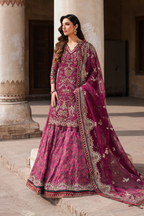 Embroidered Chiffon dress - Iznik