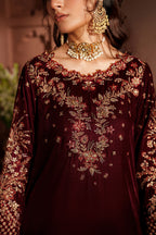 IV-55 Embroidered Velvet