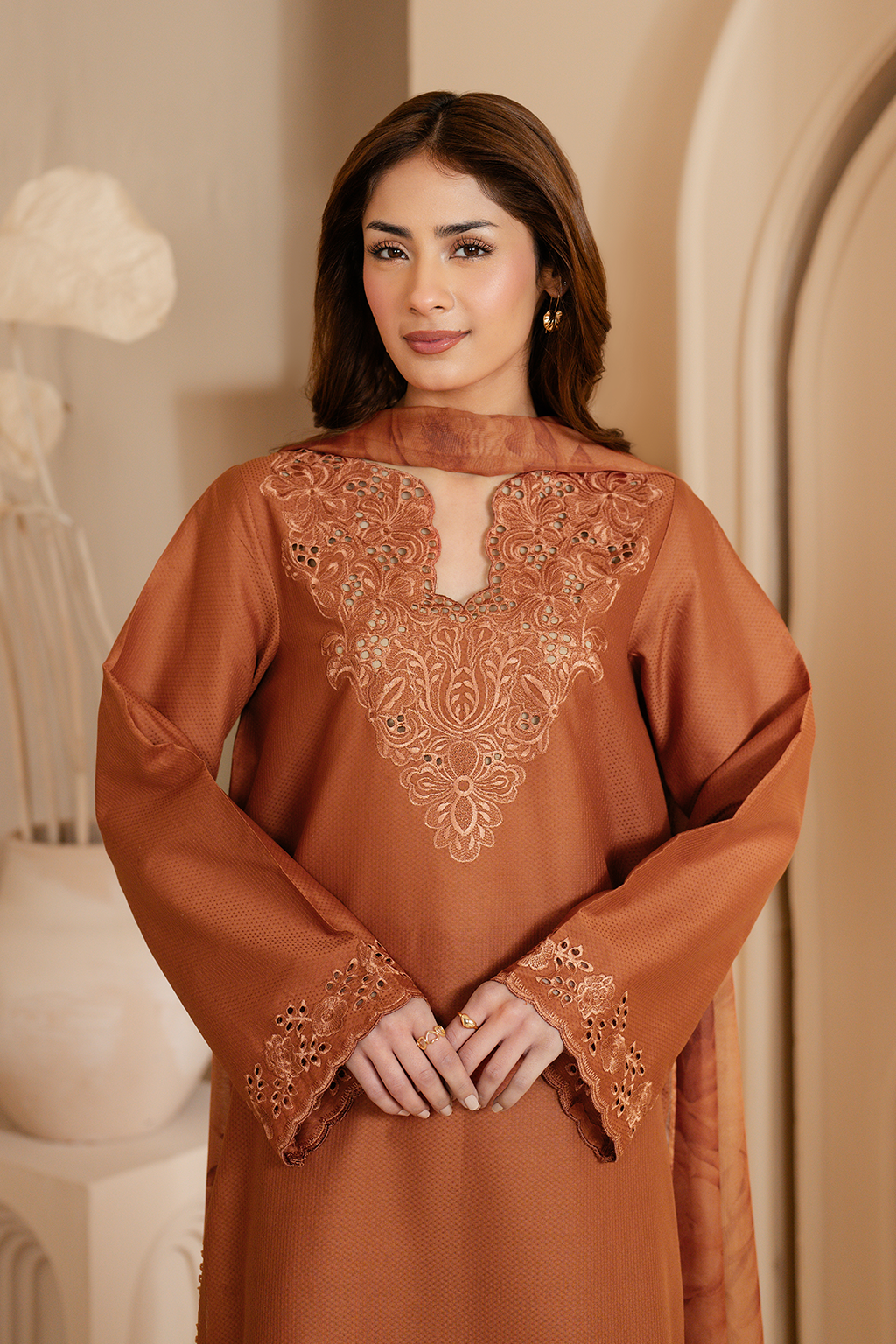 UE-461  Embroidered Lawn
