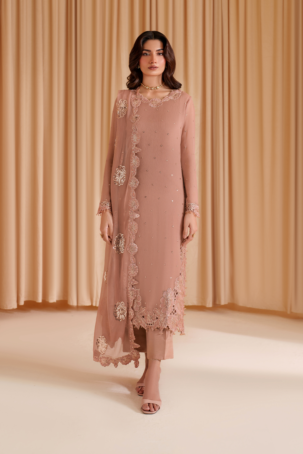 CC-74 Embroidered Chiffon Main image