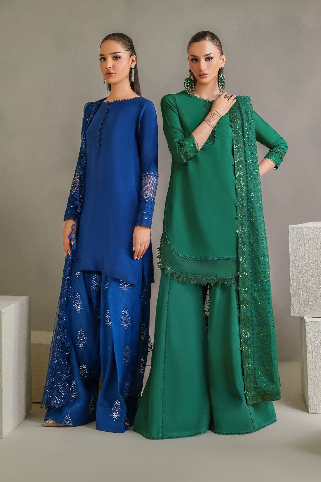 IP-334 Embroidered Rawsilk