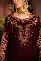 IV-55 Embroidered Velvet