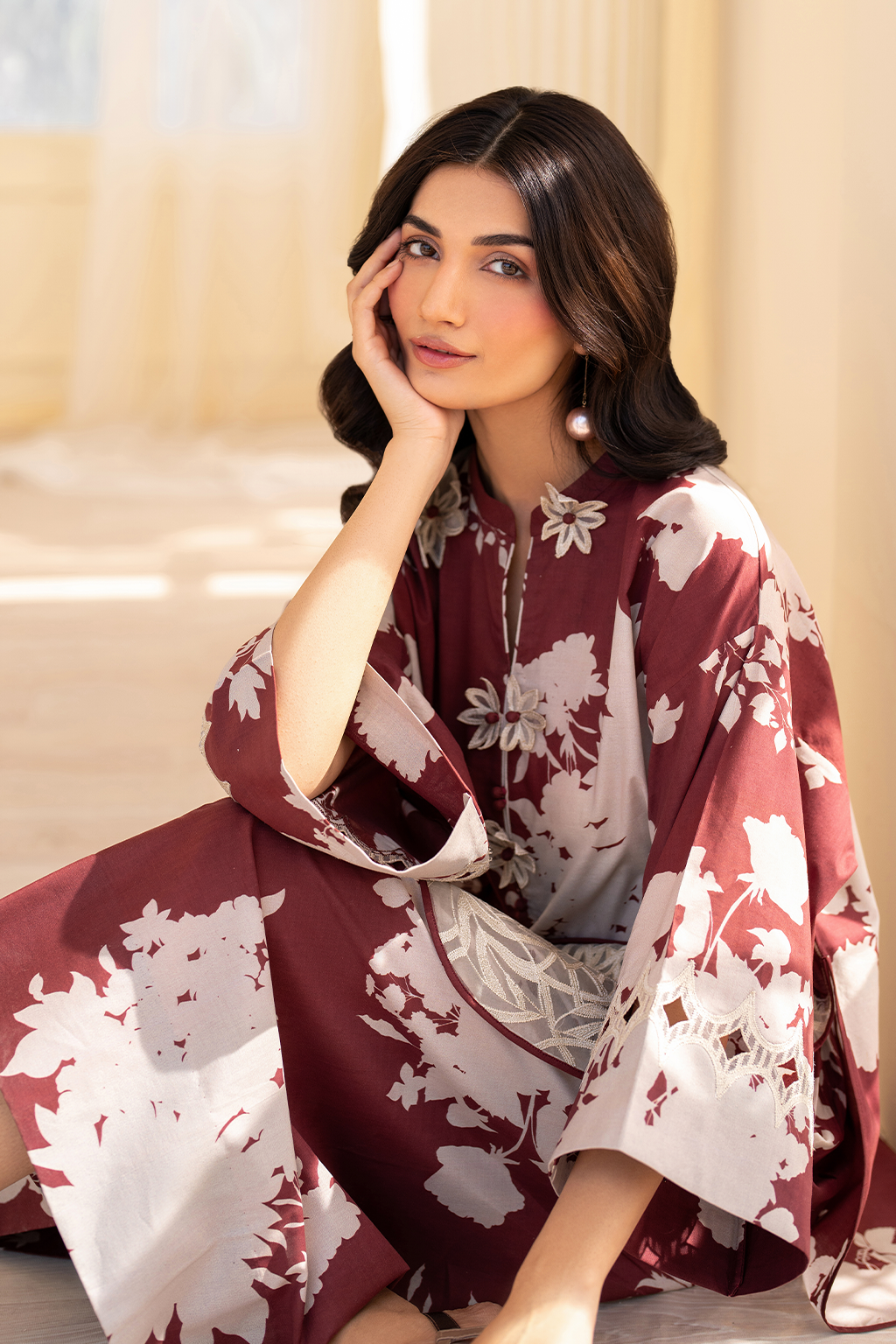 IP-301 Printed Lawn - Iznik