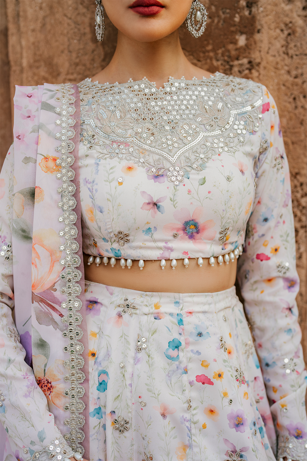 UE-316 Printed Georgette - Iznik Global