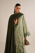 UE-578 Embroidered Khaddar - Iznik