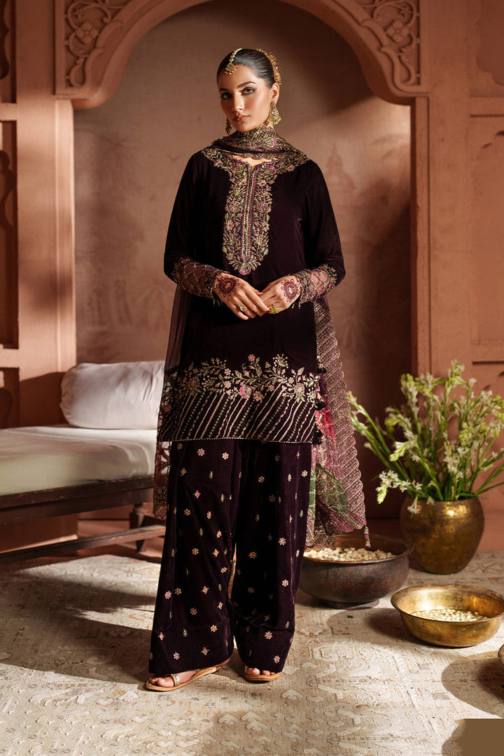 IV-61 Embroidered Velvet