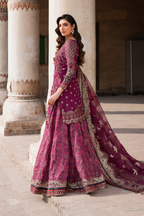 Embroidered Chiffon dress - Iznik