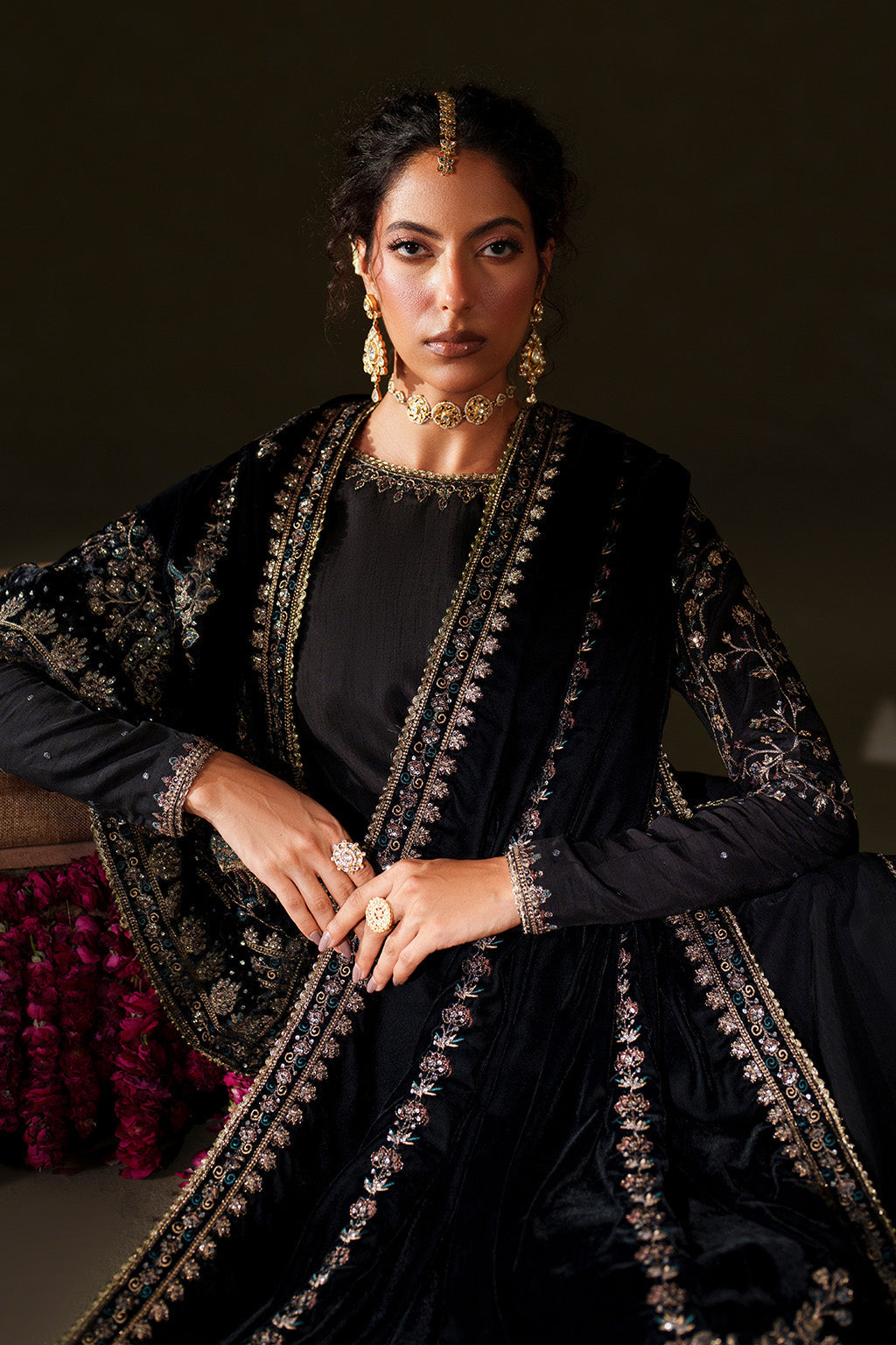 IV-72  Embroidered Velvet