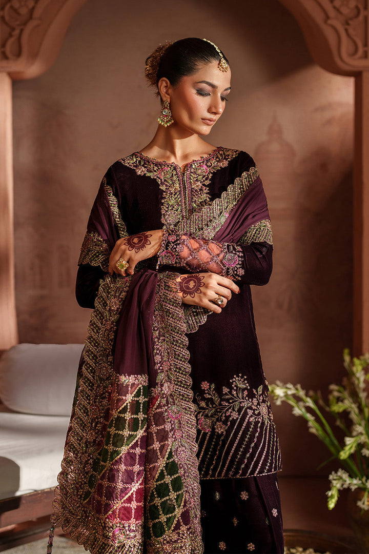IV-61 Embroidered Velvet
