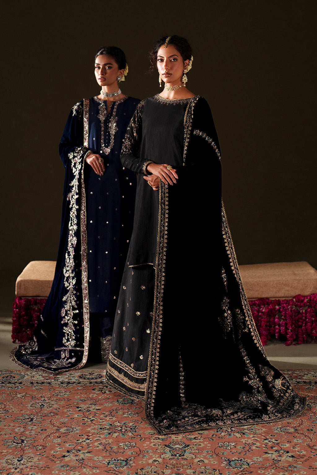 IV-76  Embroidered Velvet
