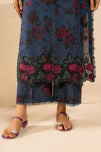 Embroidered Lawn dress - Iznik