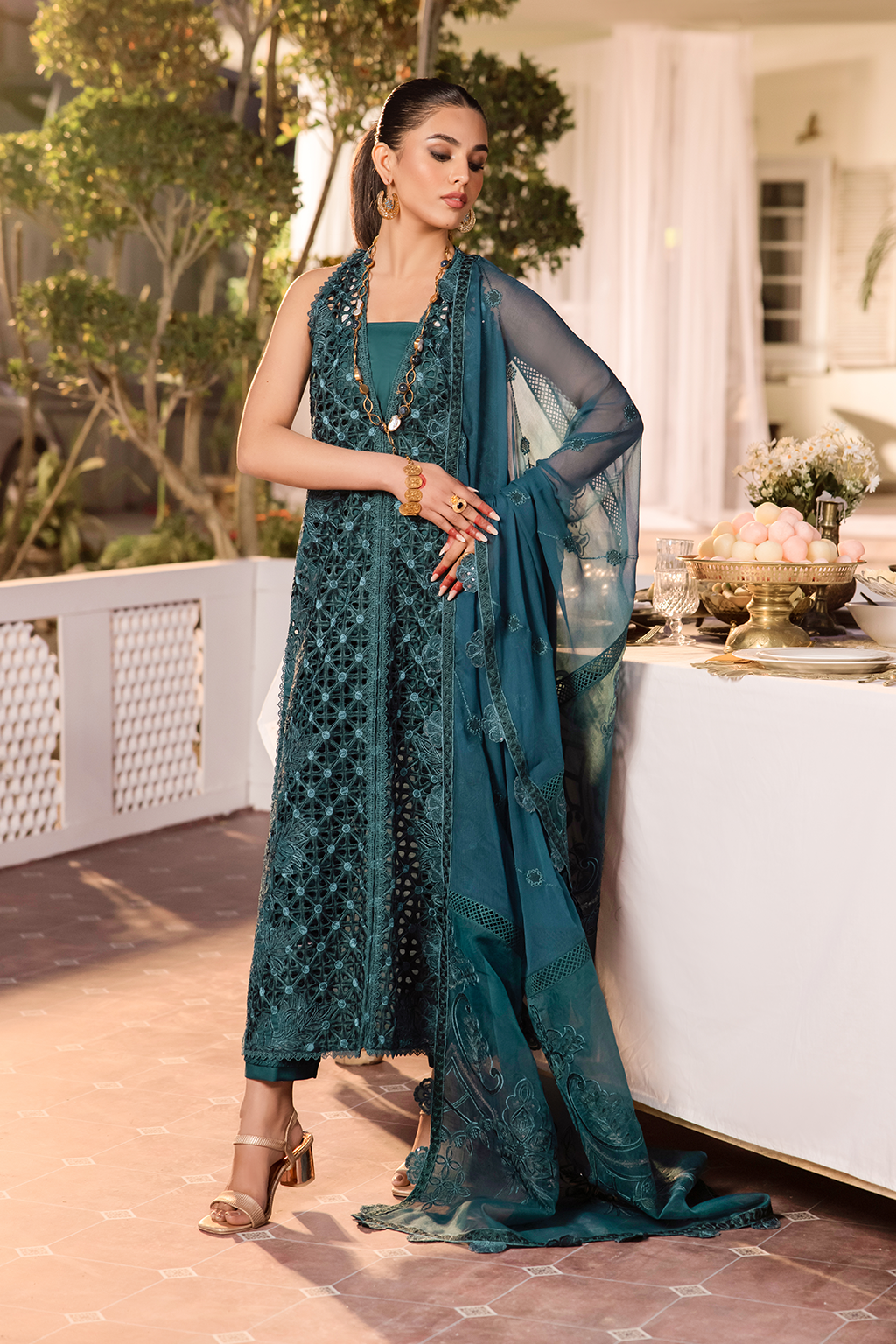 NKG-07  Embroidered Lawn - Iznik