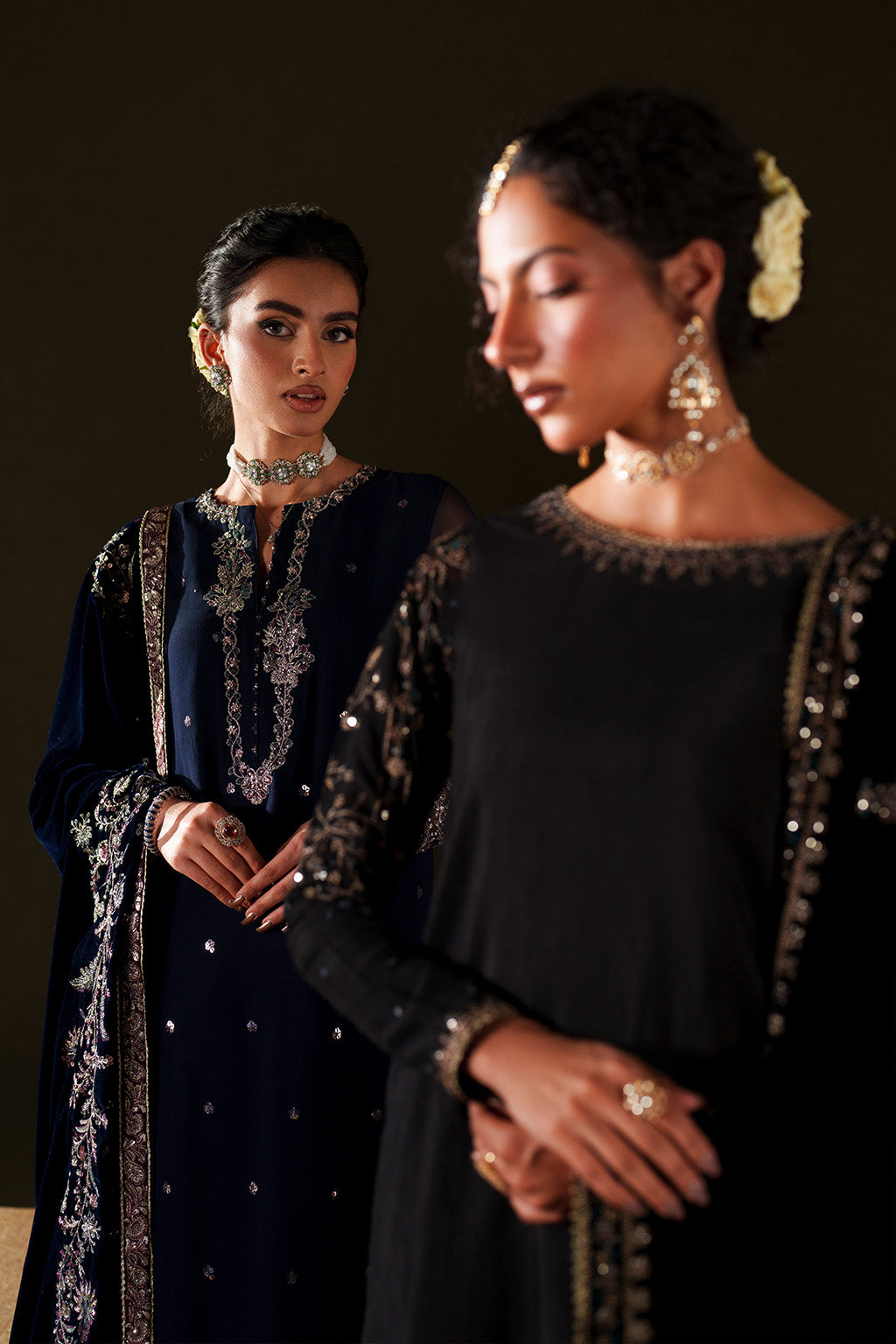 IV-76  Embroidered Velvet