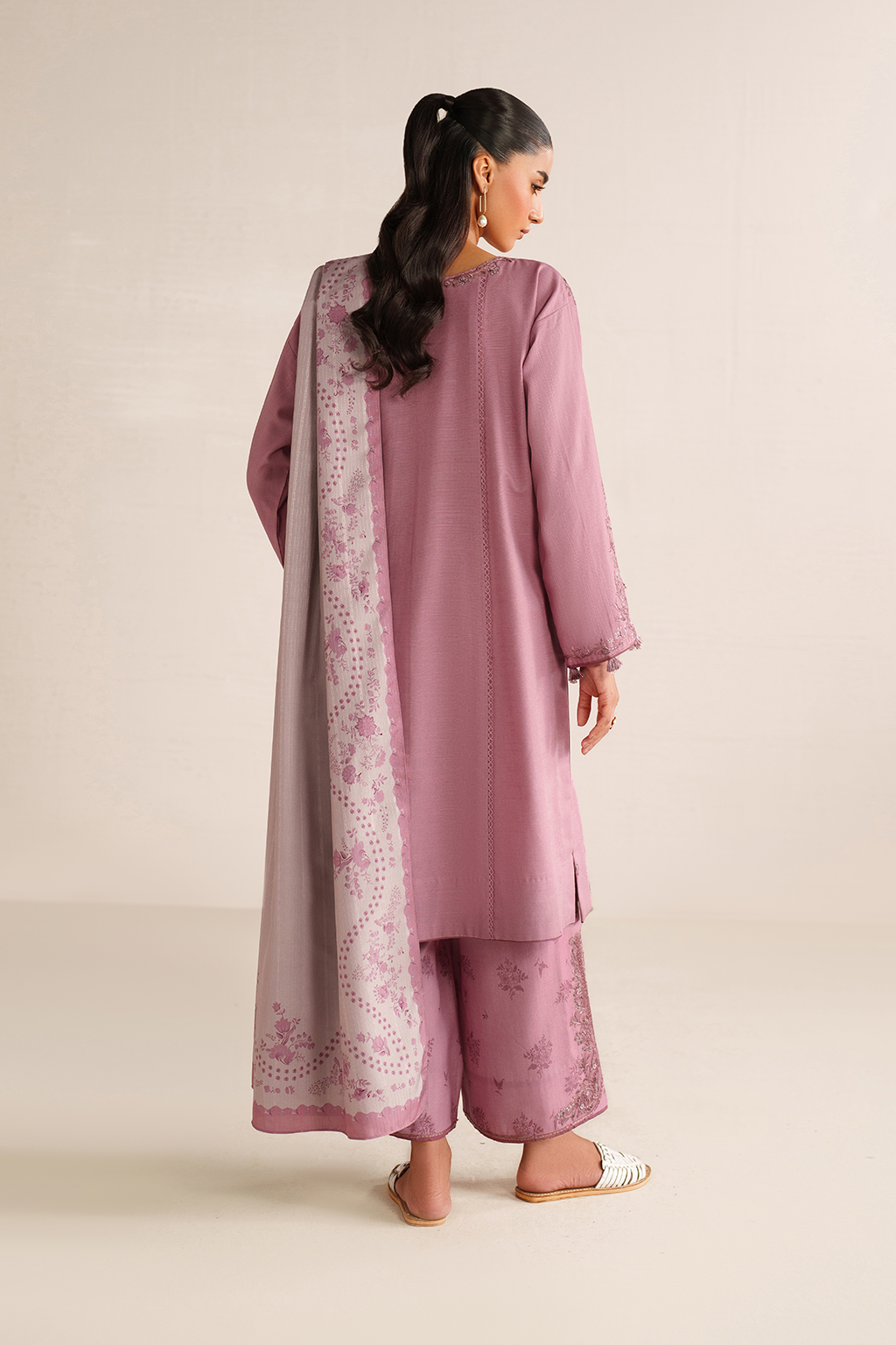 UE-580 Embroidered Khaddar