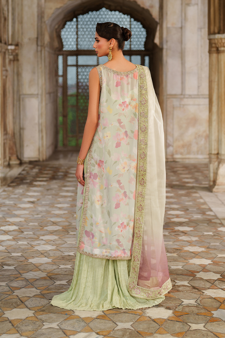 UE-549  Printed Chiffon - Iznik