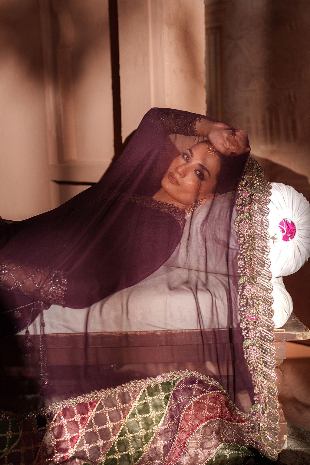 IV-61 Embroidered Velvet