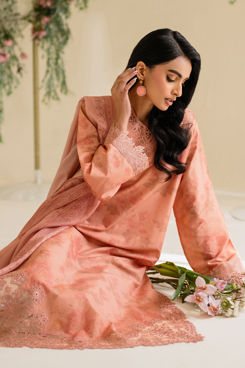 UE-433 Printed Lawn - Iznik