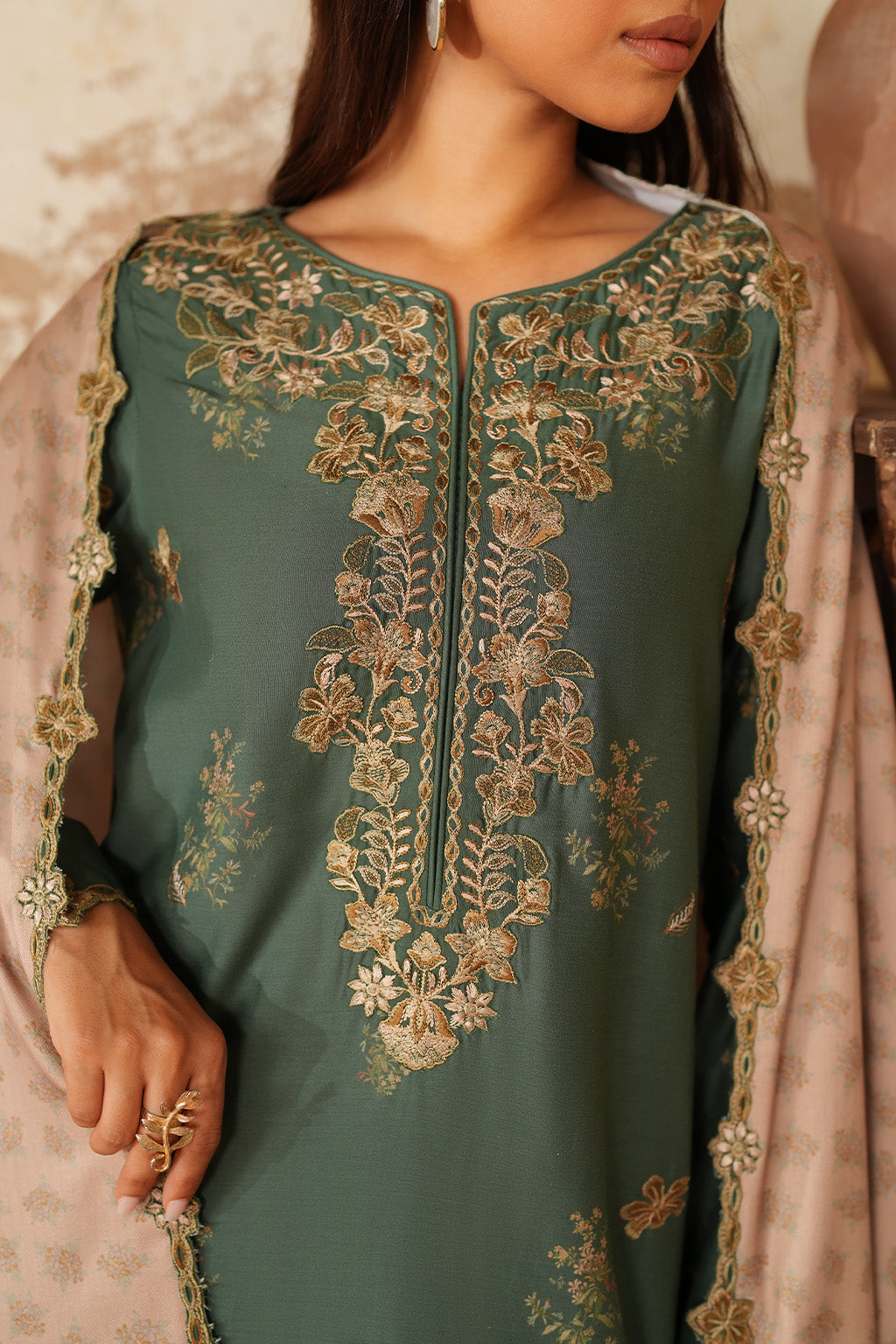 IPF-05 Embroidered Printed Linen