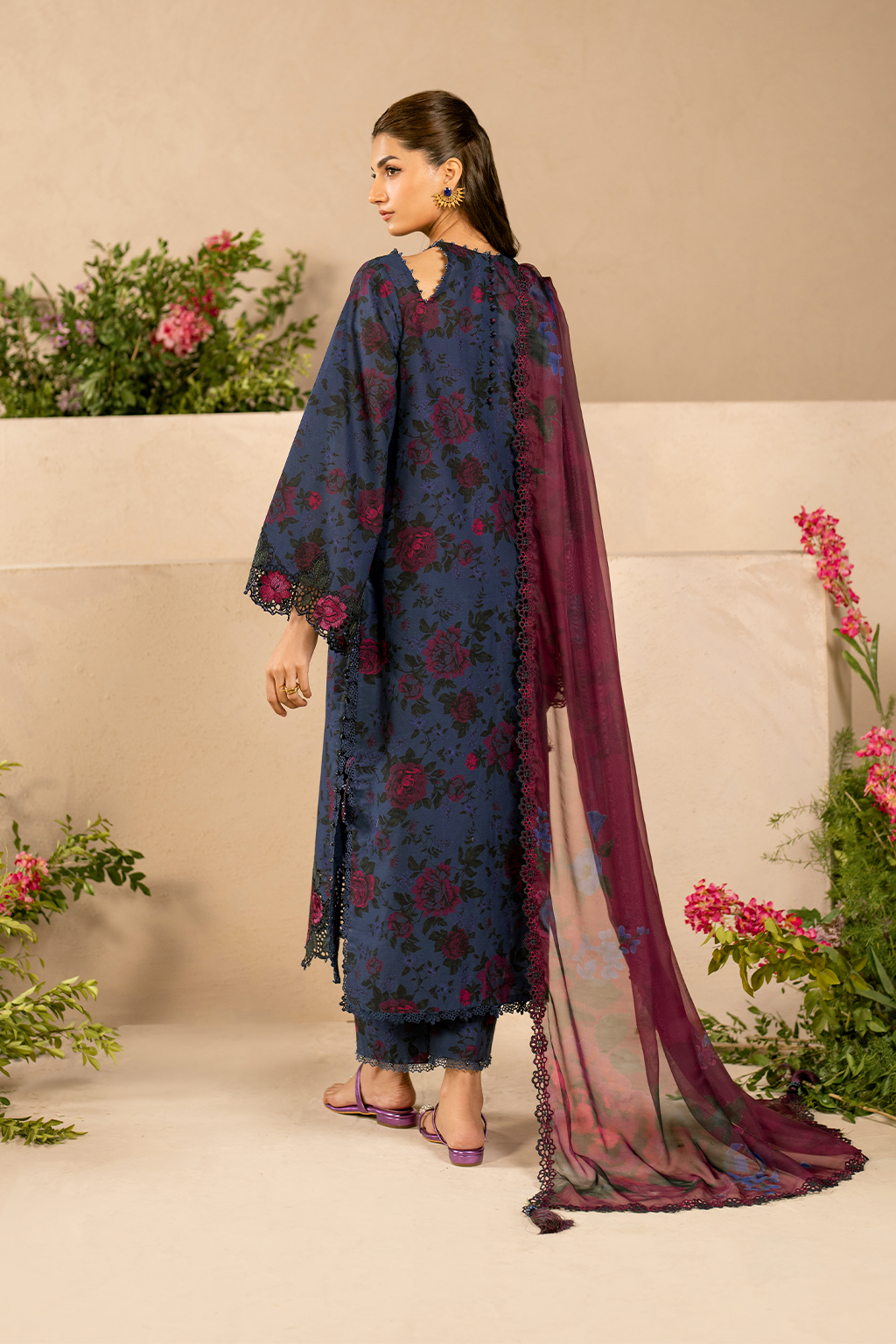 EFL-12 Embroidered Lawn